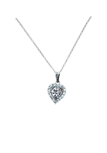 Genel Markalar Çelik Zirkon Kolye Silver 45 cm